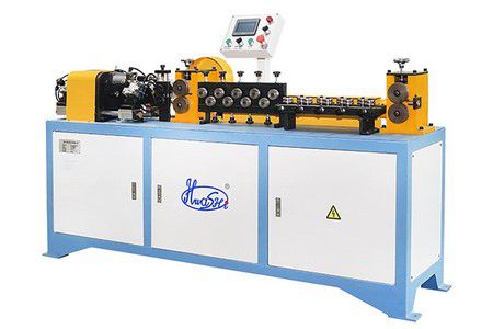 Машина для правки и резки стальных труб